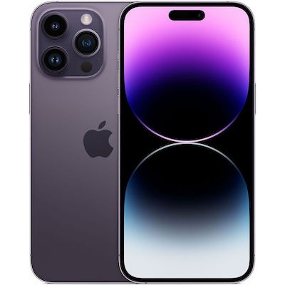 Apple iPhone 14 Pro Max 5G (6GB/128GB) Deep Purple Εκθεσιακό (Not Activated) 100% Battery